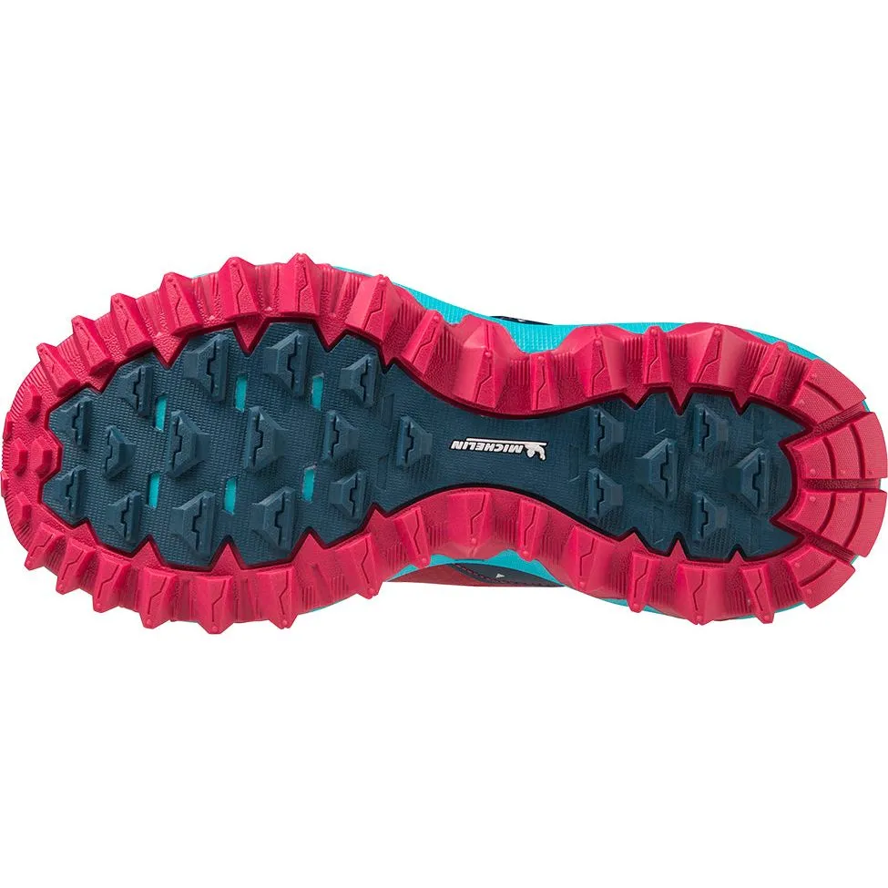 Mizuno Wave Mujin 9 Womens Trail Running Shoes - Red morning exercise Lifestyle Sport
