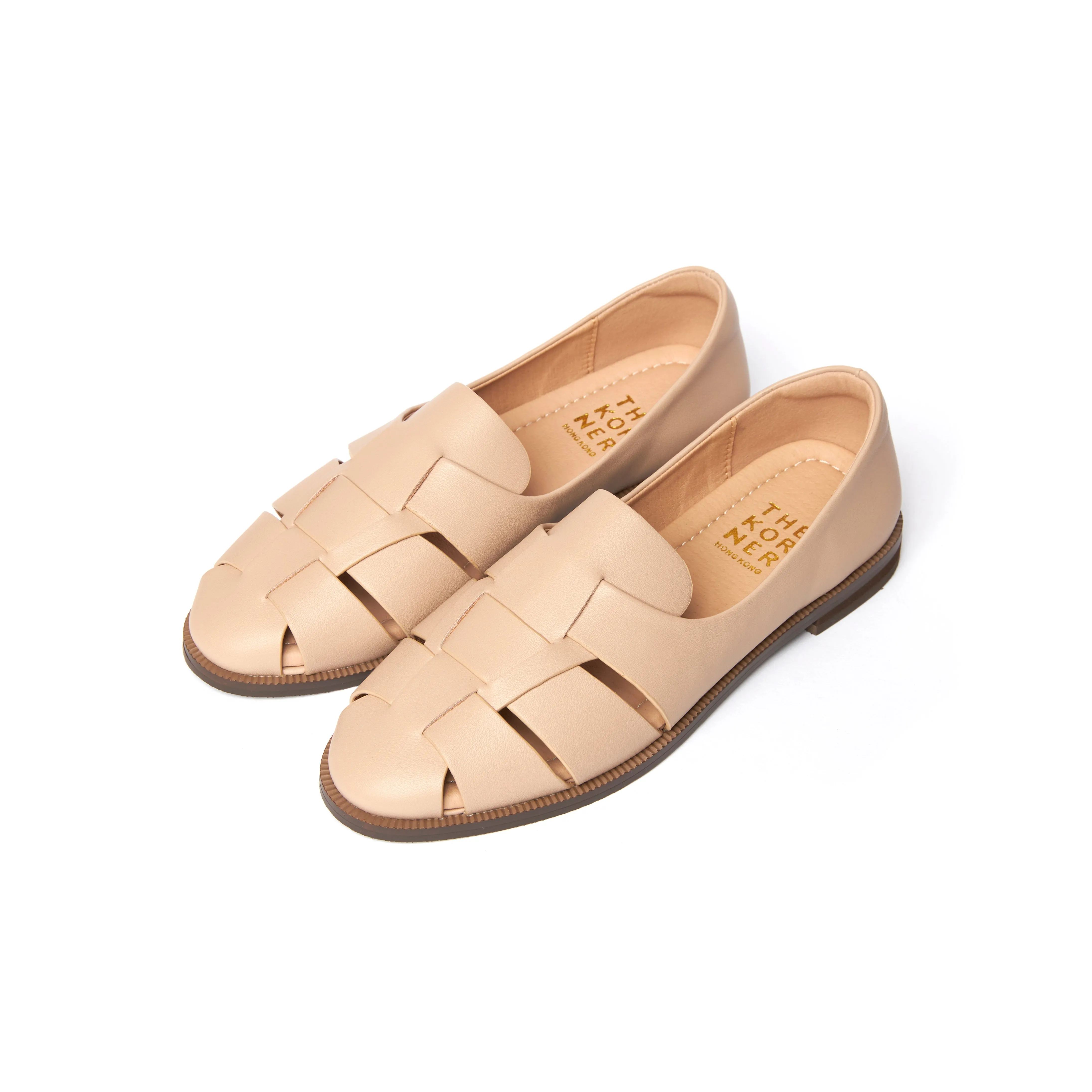 park strolls Kris Leather Loafers - Nude ( BEIN )