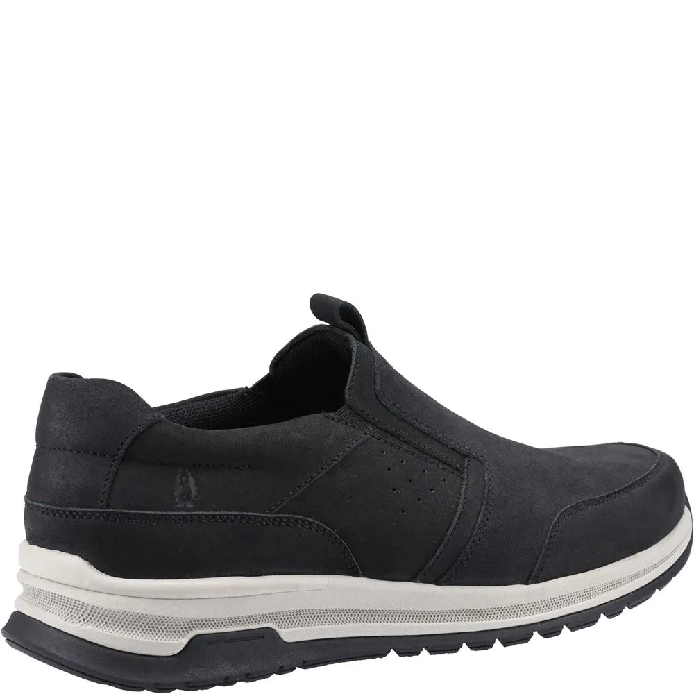 Stylish Walking Shoes Black Nubuck Cole Slip-On Shoes