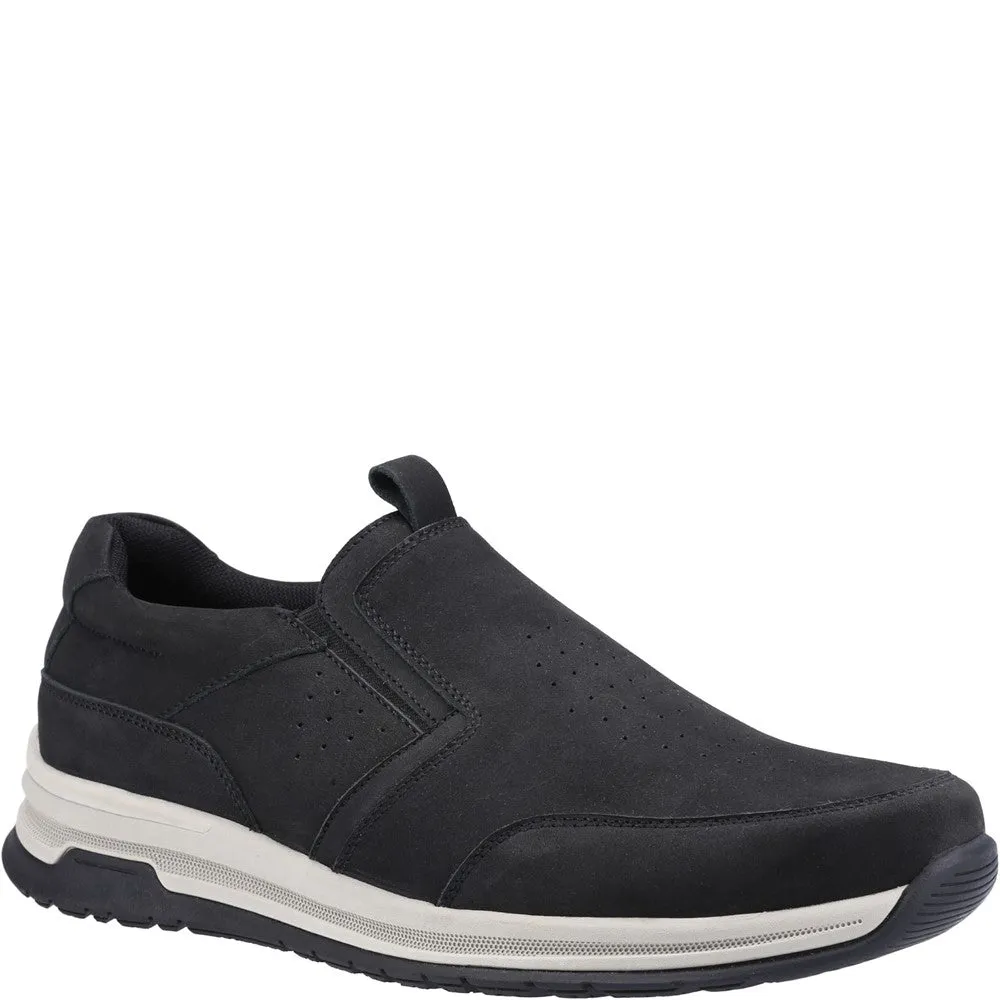 Water Safe Black Nubuck Cole Slip-On Shoes