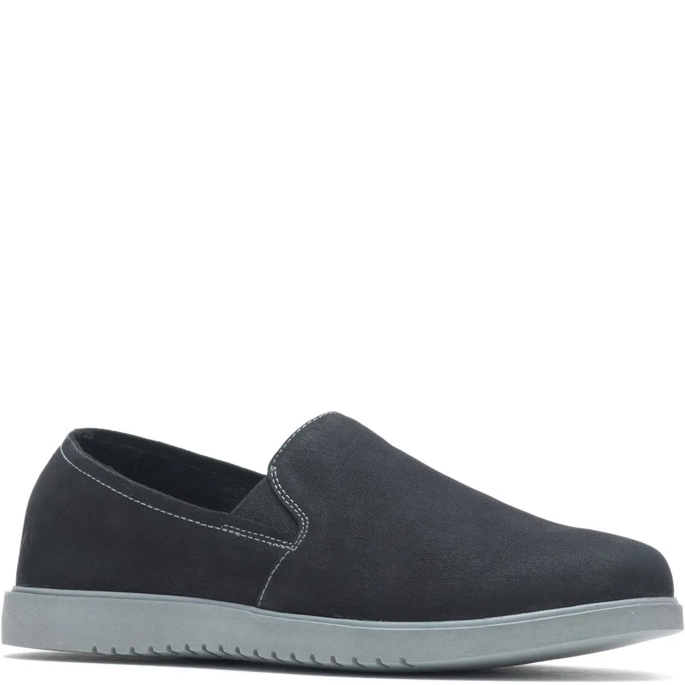 City Prep Classic Leather Black Everyday Slip On Shoes