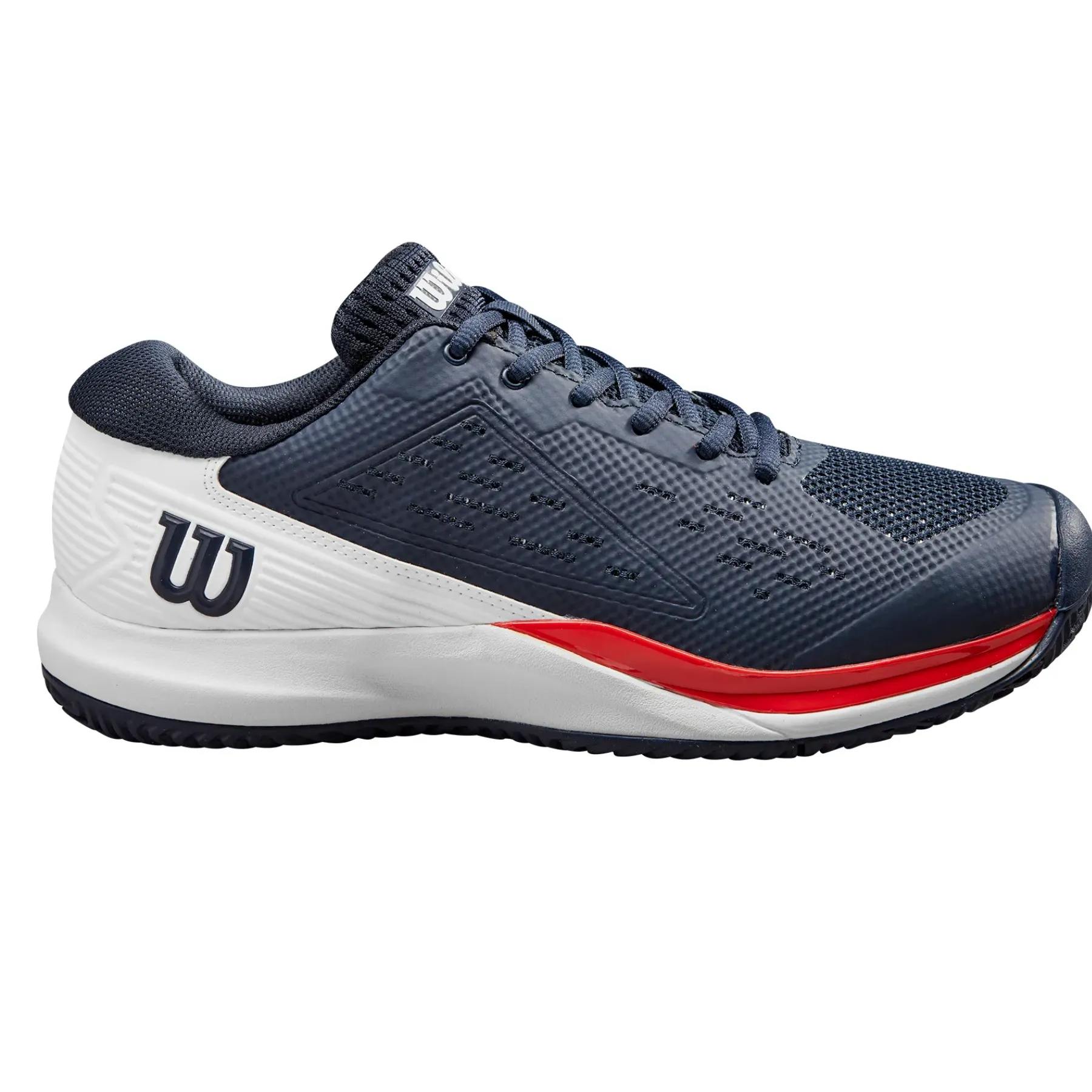 Wilson Rush Pro Ace Mens Tennis Shoes -  Navy Blazer Zip Closure