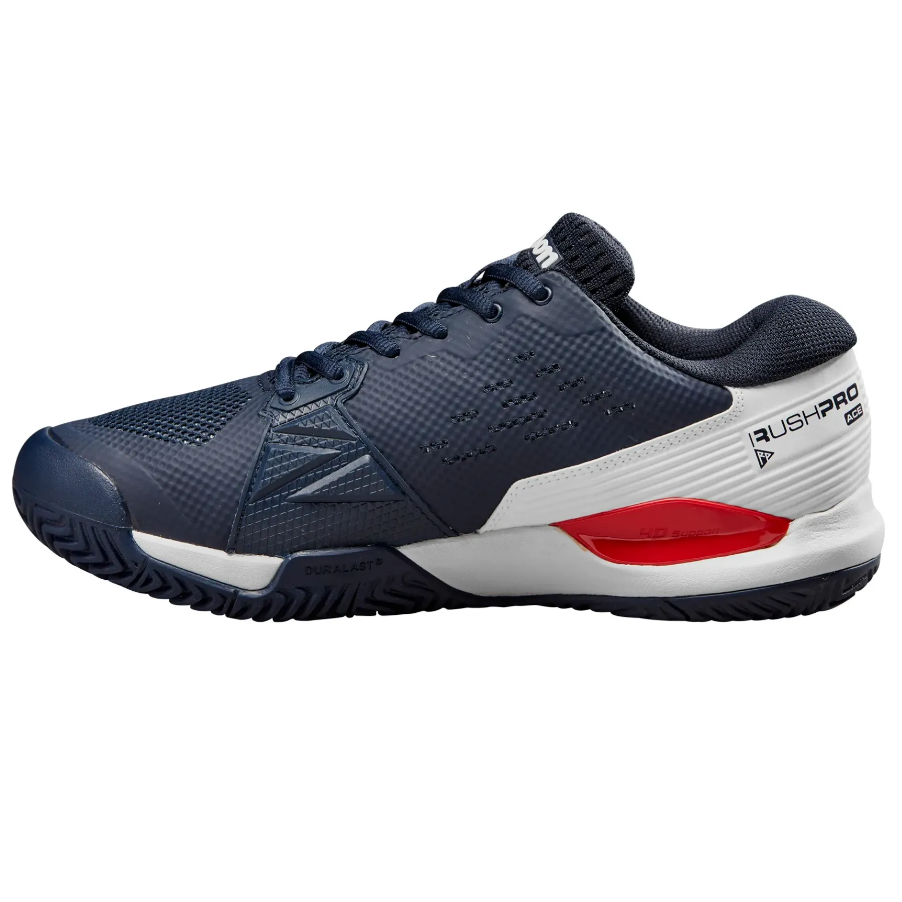 Wilson Rush Pro Ace Mens Tennis Shoes -  Navy Blazer Flex support