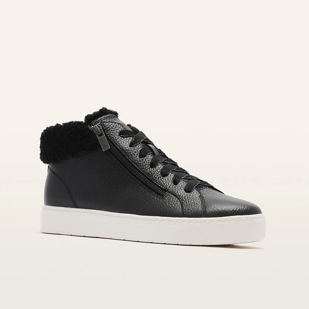 Miles Black/Shearling Synthetic Upper