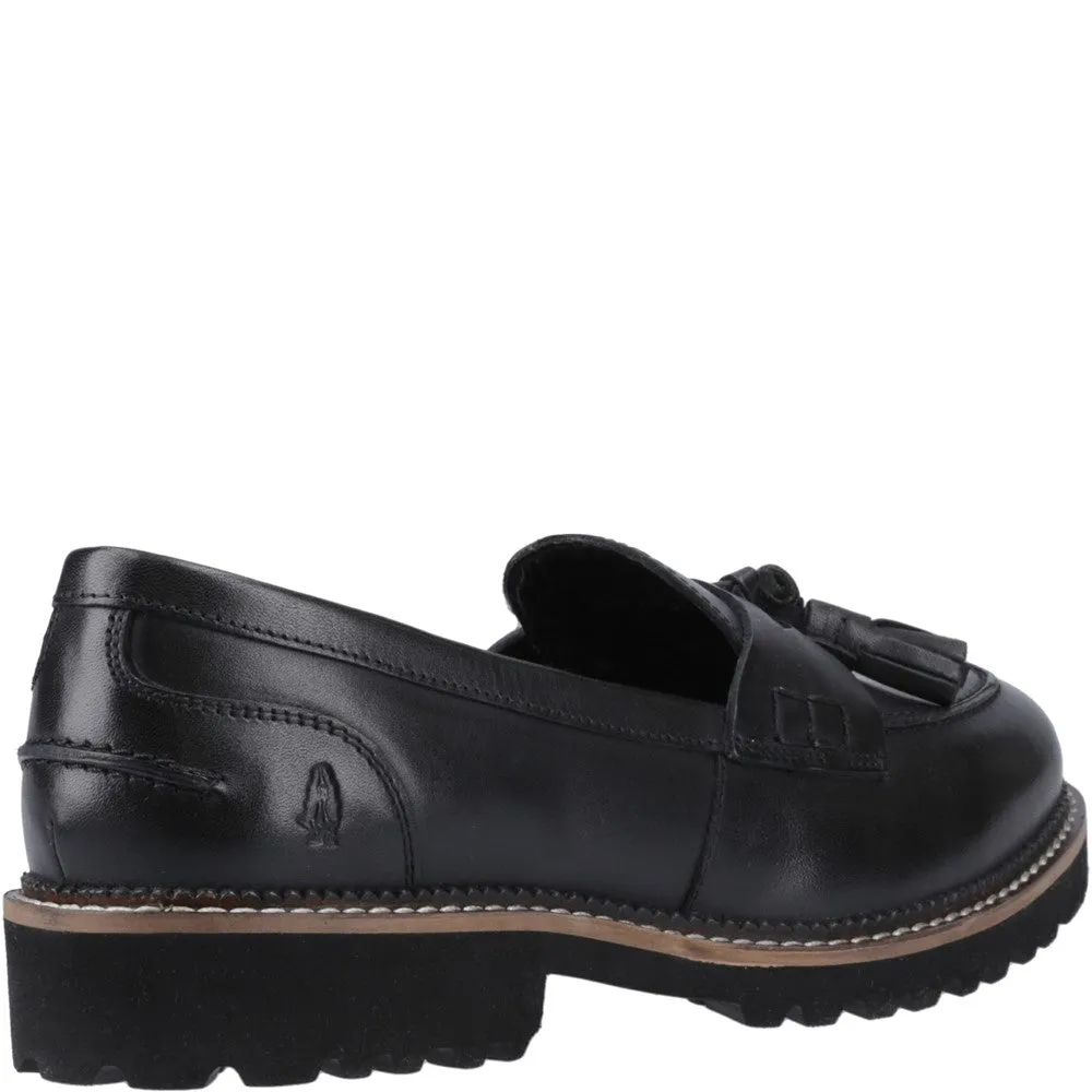 Morning Path True Safe Black Ginny Tassel Loafers