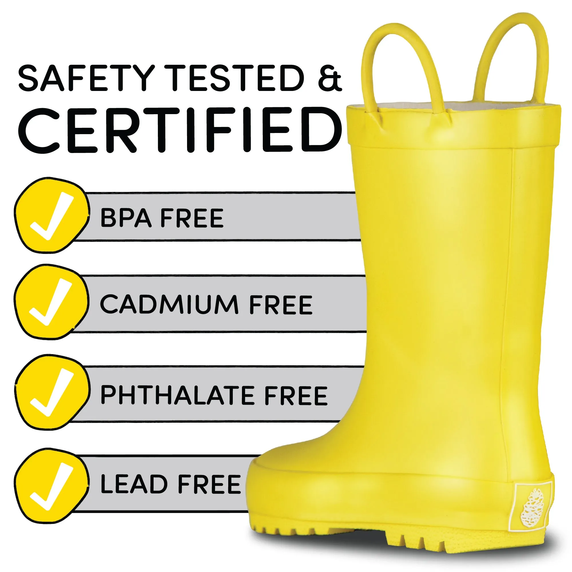 Sunshine Yellow Matte Rain Boots Comfy Boots