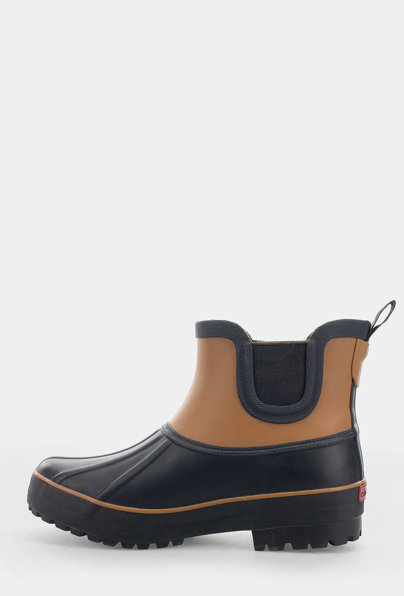 Quick Walking DUCK CHELSEA RAIN BOOT - BROWN