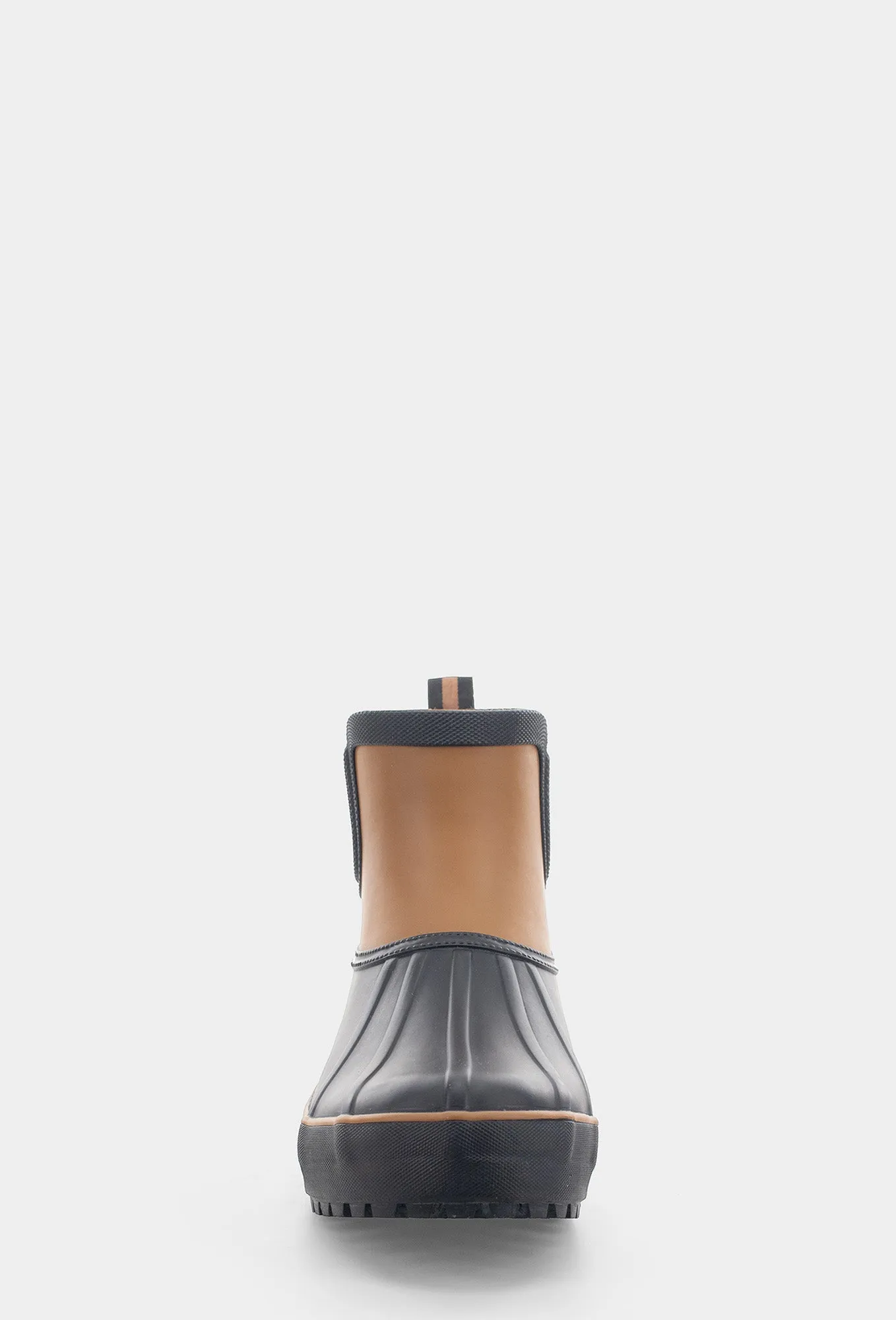 Chic Footwear DUCK CHELSEA RAIN BOOT - BROWN