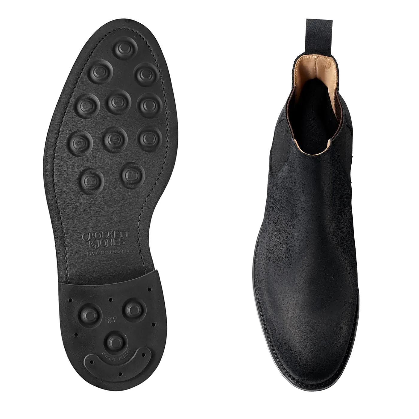 Chelsea 5 Black Rough-Out Suede Quick Style