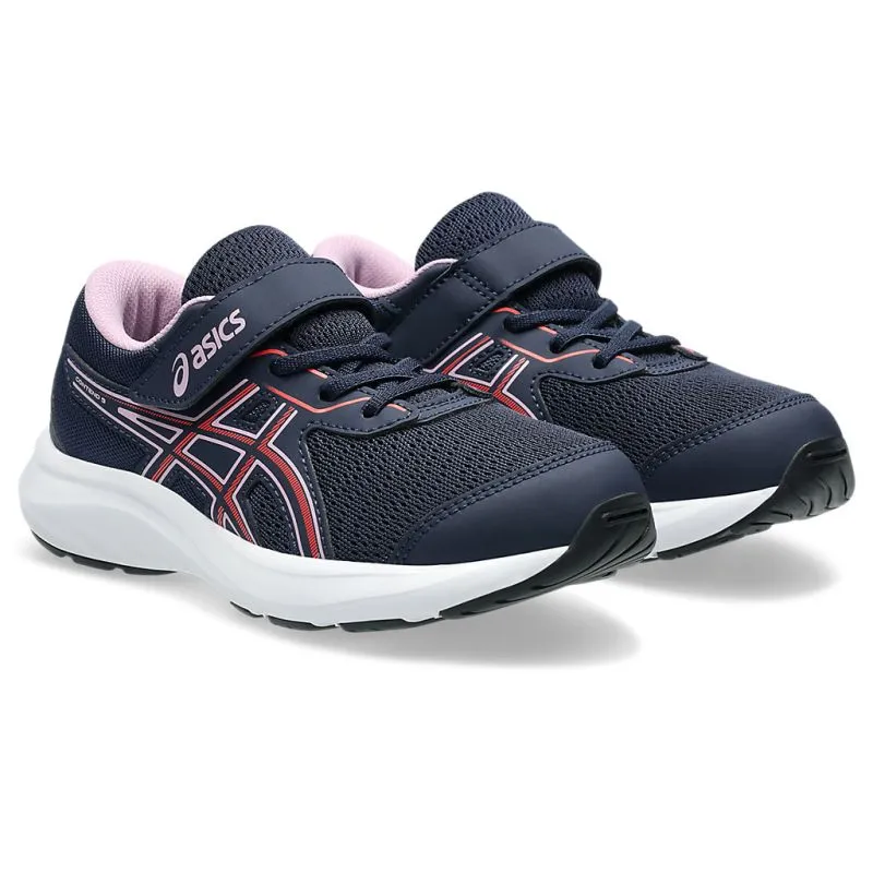 ASICS Contend 9 PS Kids Running Shoes instep - strap shoes short - distance shoes