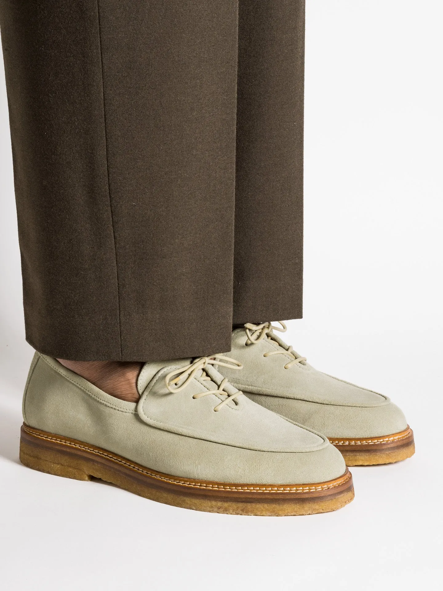 OLIVIER LATTE SUEDE Cushioned Footbed Footwear Choice