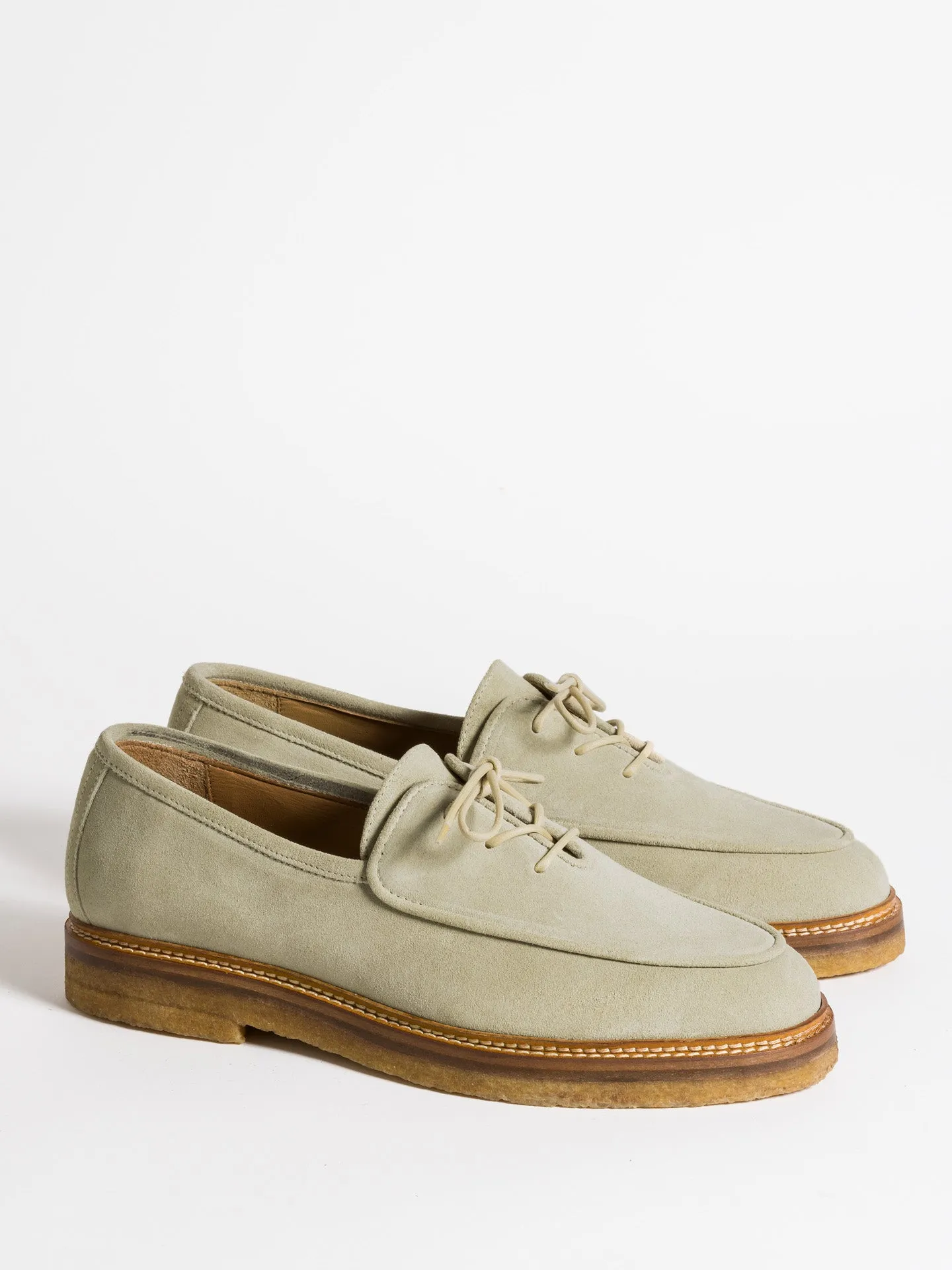 Crisp Finish Smart Shoes OLIVIER LATTE SUEDE