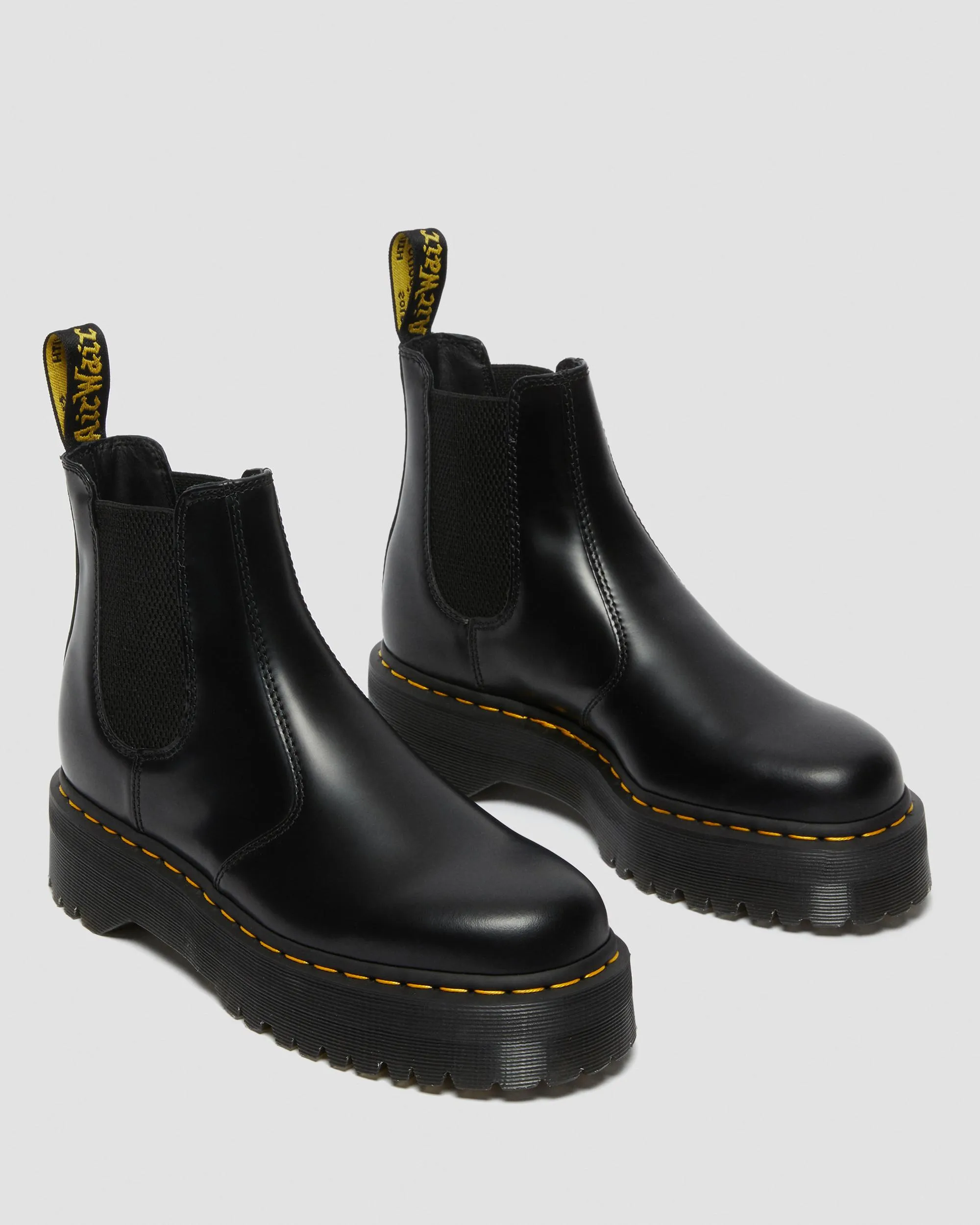 Dinner Look Winter Footwear Essentials 2976 Quad Polished Smooth Leather Boots