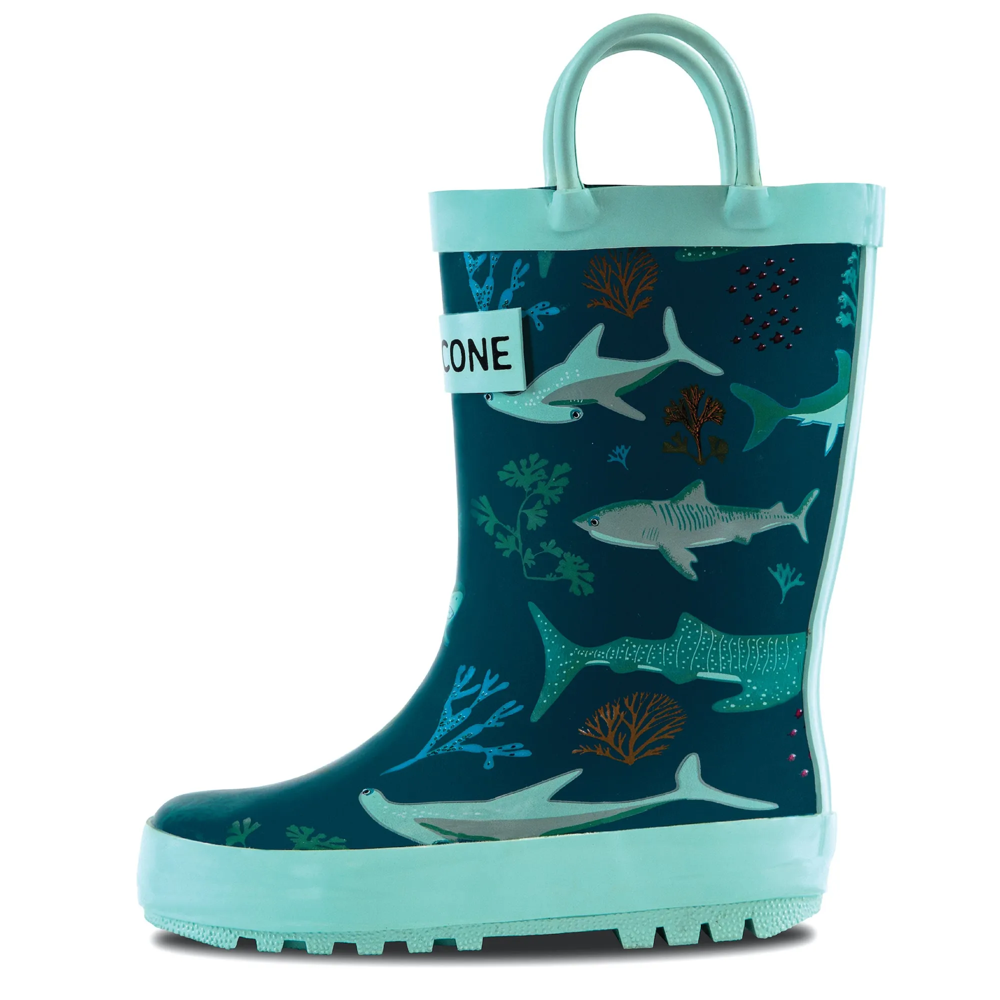 Shark Attack Rain Boot Comfort Shield Seasonal Wear Boots
