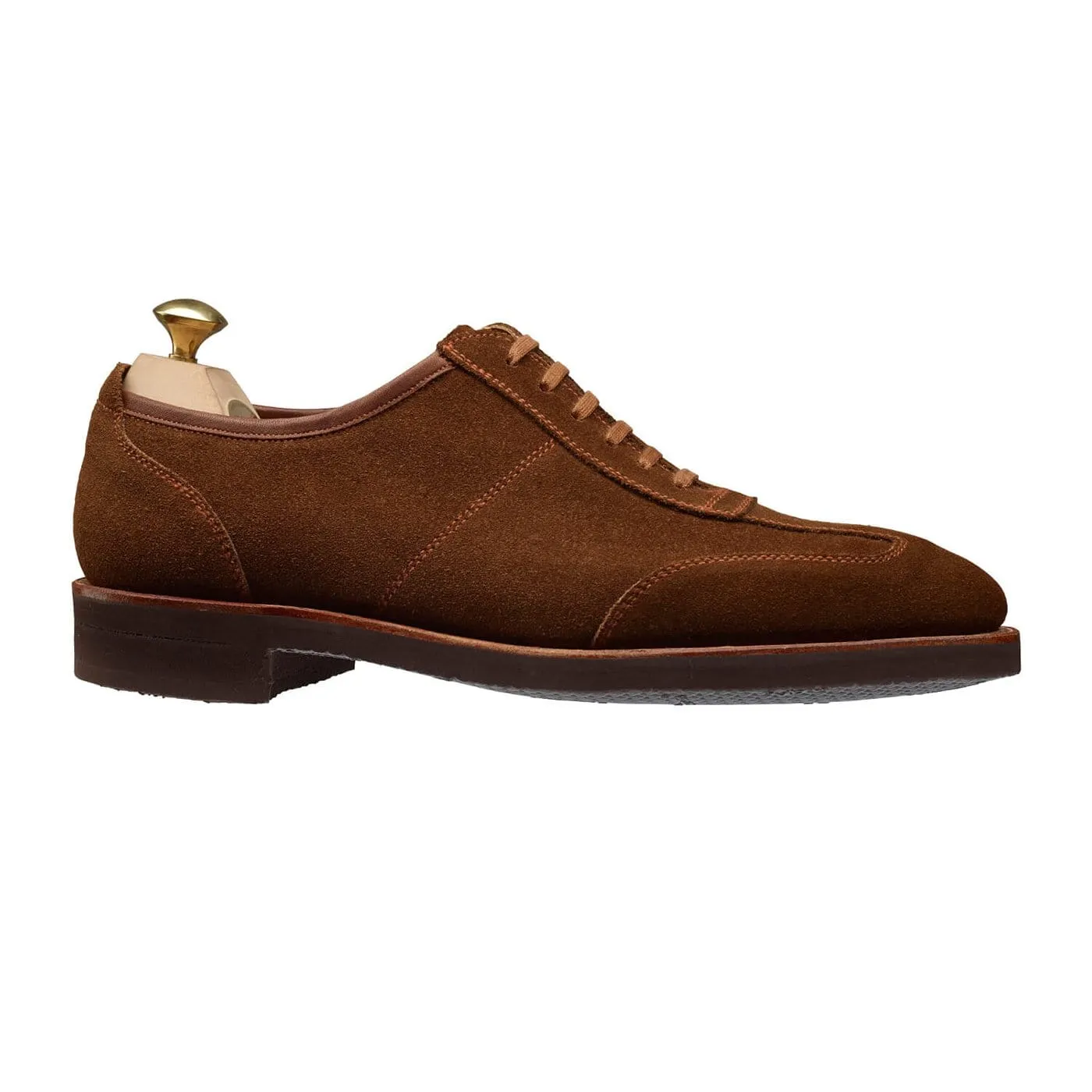 Truro Snuff Suede Premium Style Stitch Design