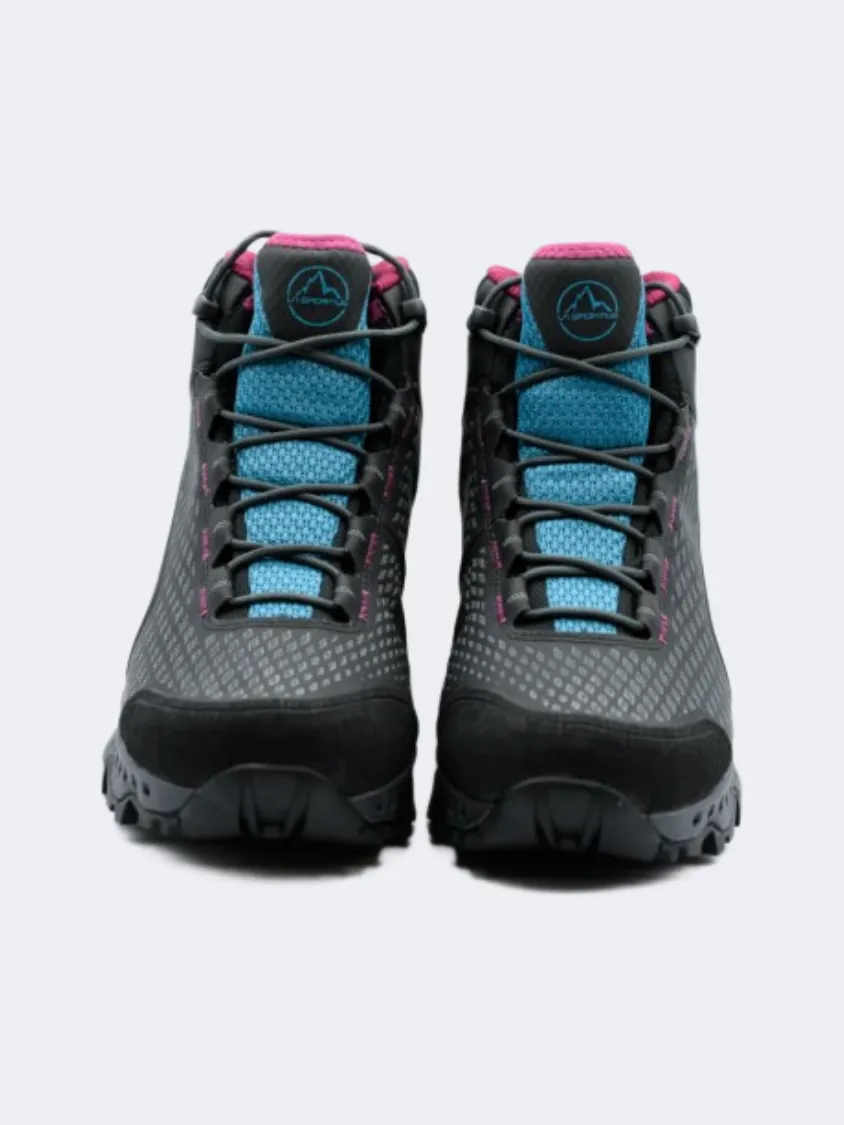 La Sportiva Stream Gtx Women Hiking Shoes Black/Topaz High Altitude Fit