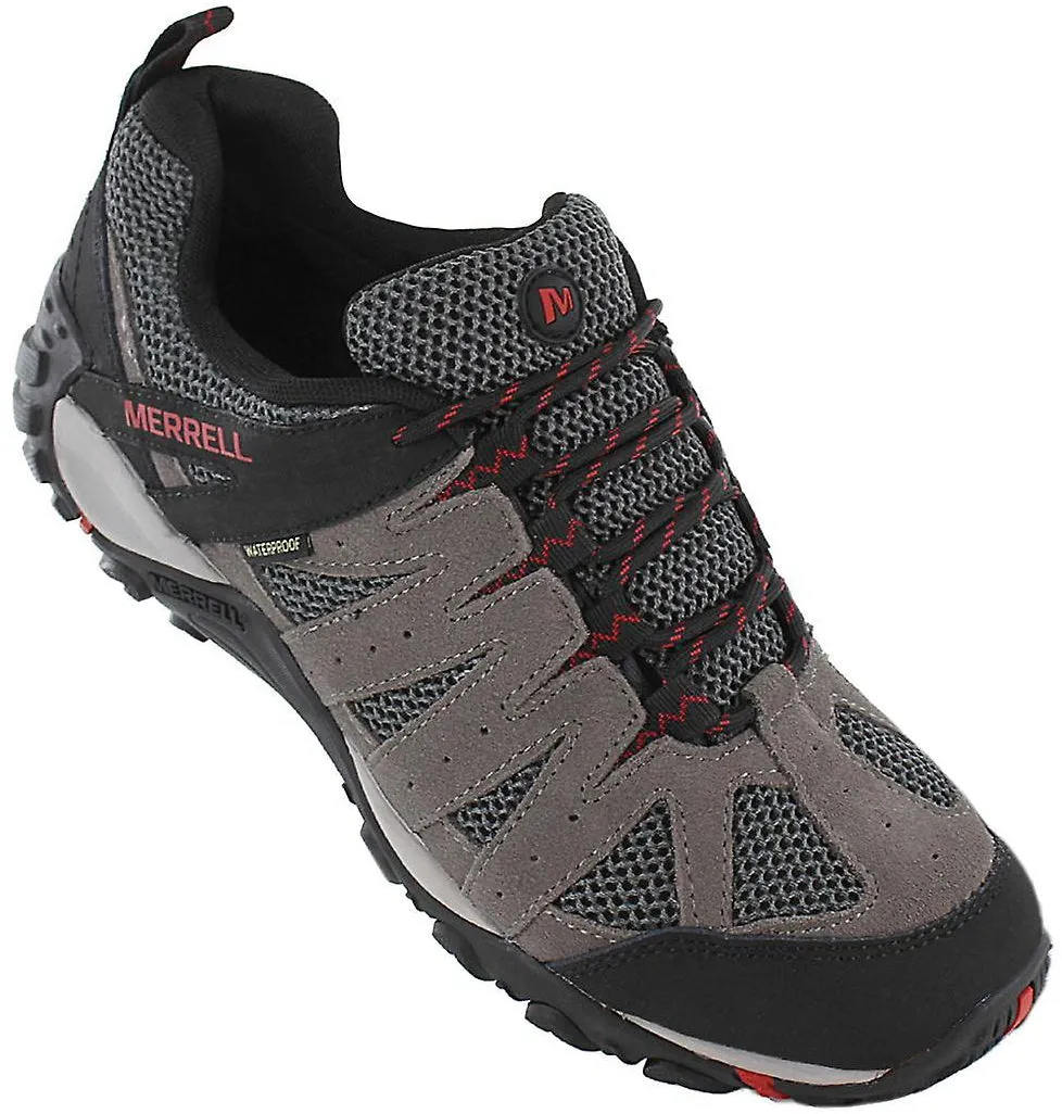 Merrell Accentor 2 Vent Waterproof Mens Walking Shoes - Grey Moisture Wick
