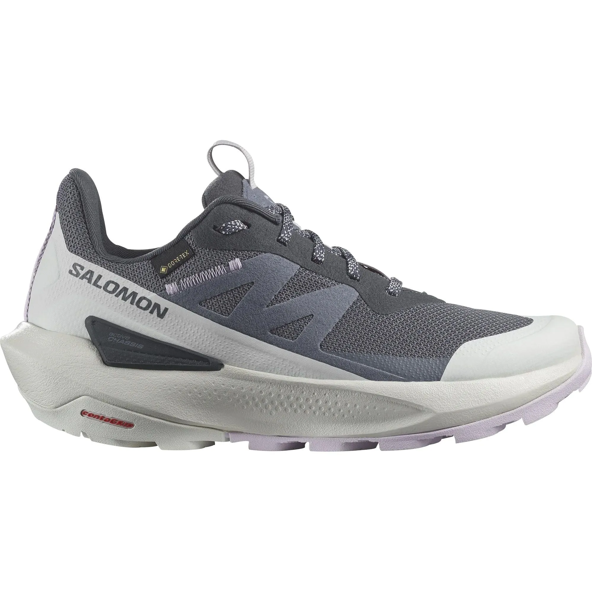 Supportive Boots Flat Trail Salomon Elixir Activ GORE-TEX Womens Walking Shoes - Blue