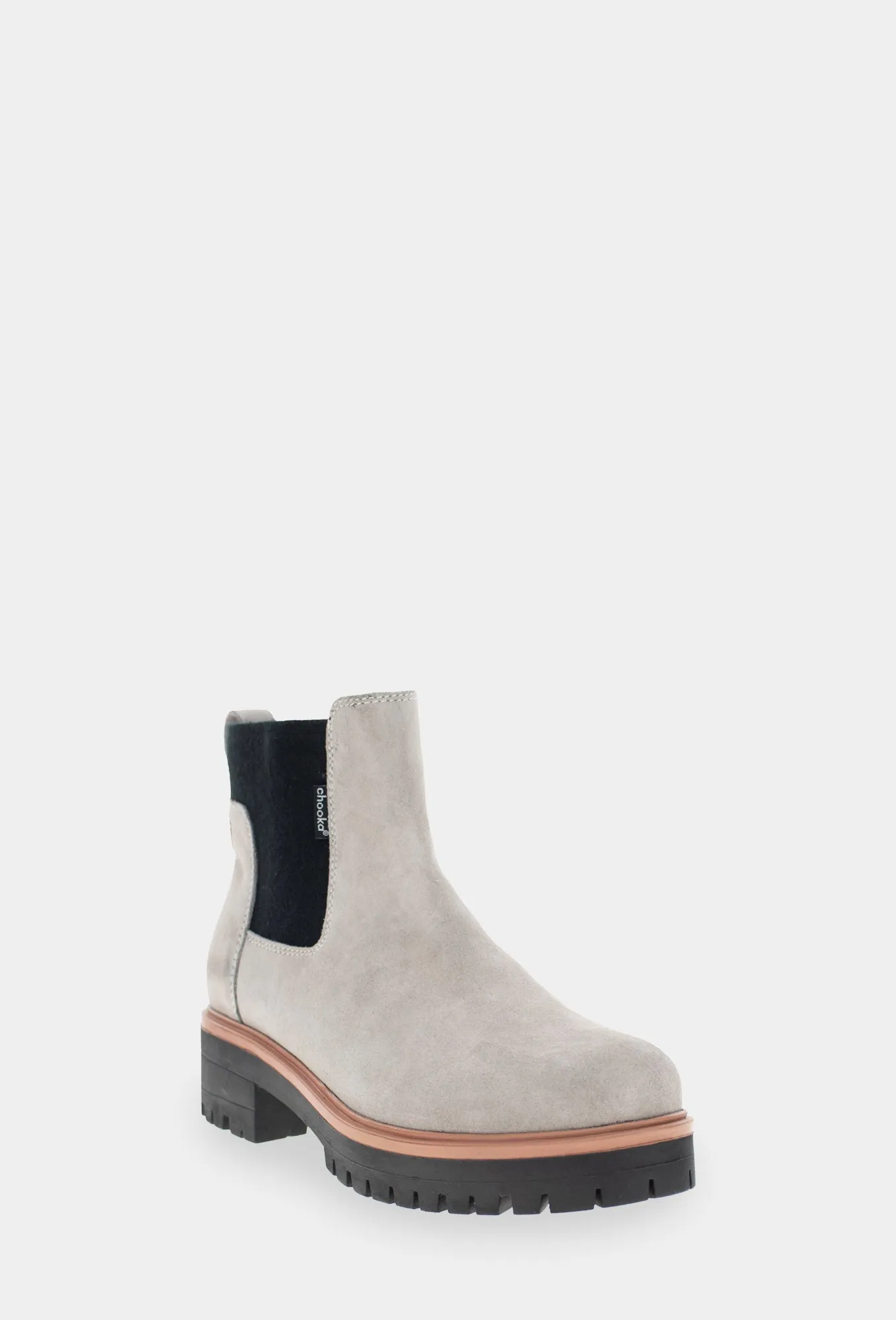 Comfort Style KENSINGTON CHELSEA BOOT- GRAY