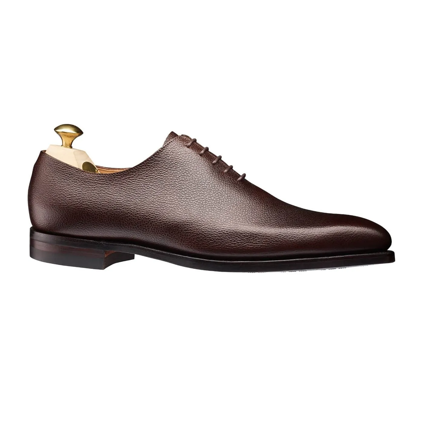 Alex Dark Brown Pebble Grain Comfortable Walk Shoes