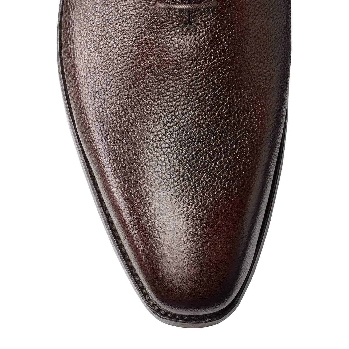 Alex Dark Brown Pebble Grain Office Loafers