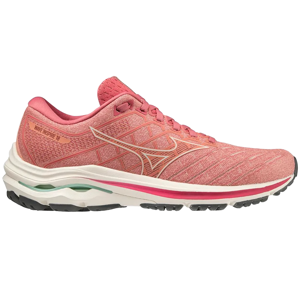 running in smooth tracks shoes Women's Wave Inspire 18
