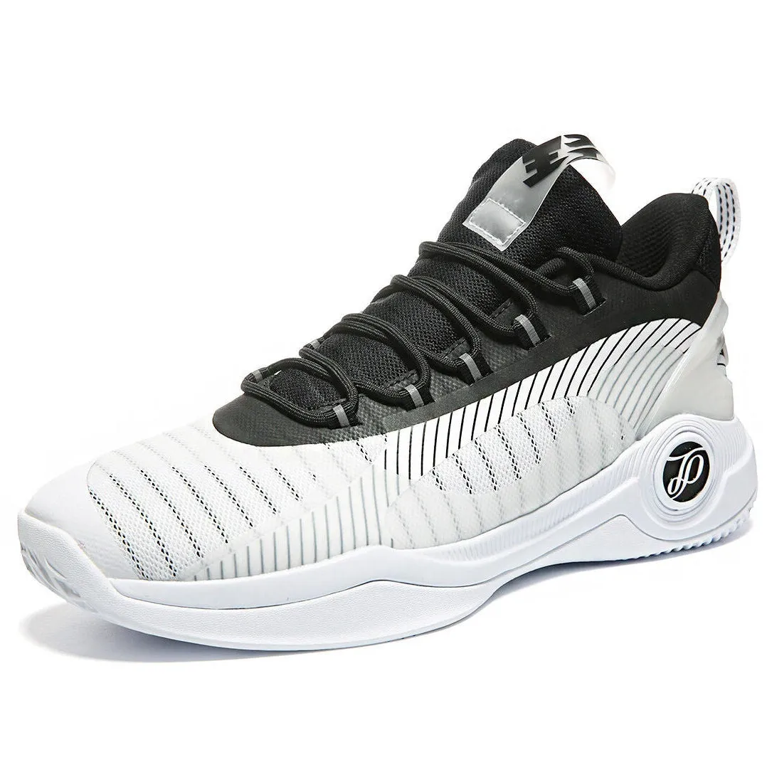 Ventilated Mesh Quick Reaction PEAK Tony Parker Basketball Shoes TP9 Sneakers White