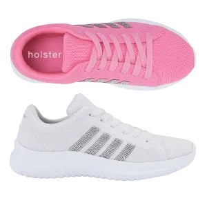Brooklyn Bundle - Neon Pink / White Durable Walk Light Stride