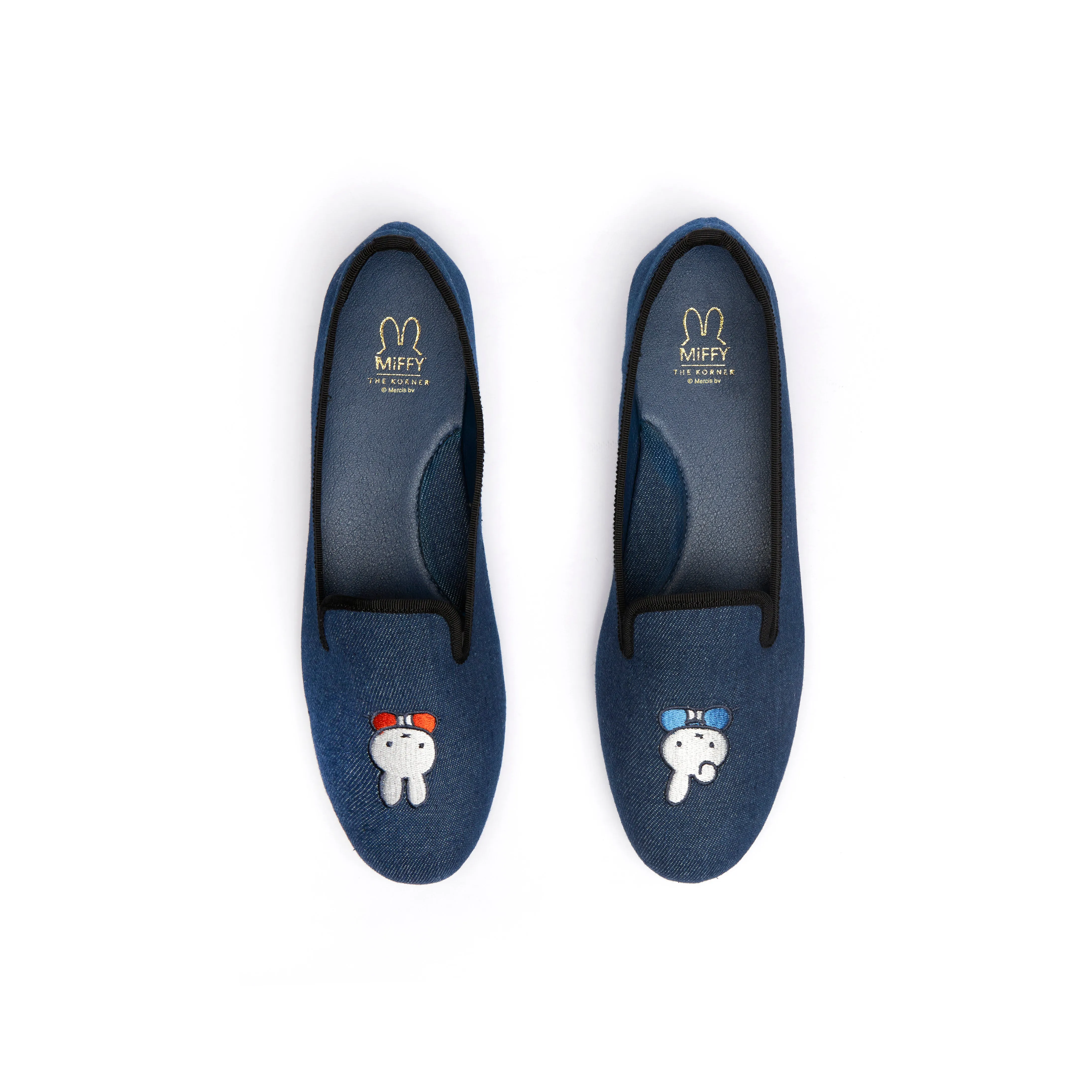 Trendy Sole Miffy Denim Loafers - Navy (NVY)