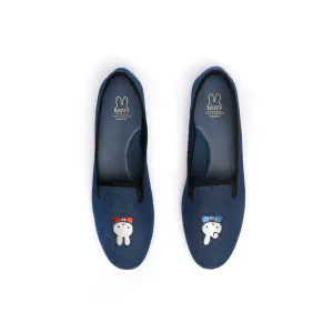 Trendy Sole Miffy Denim Loafers - Navy (NVY)