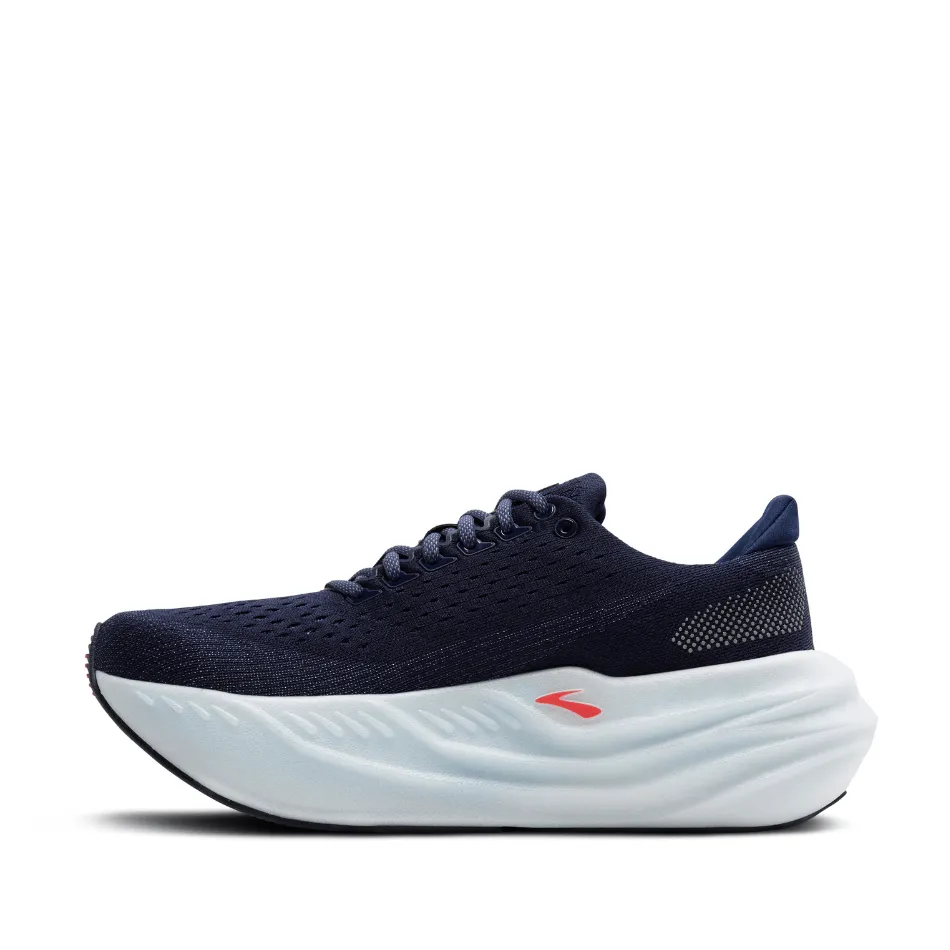 running in a big city shoes weekend - friendly Brooks Women's Glycerin Max Running Shoes in Peacoat/Blue Ribbon/Hot Coral SS25