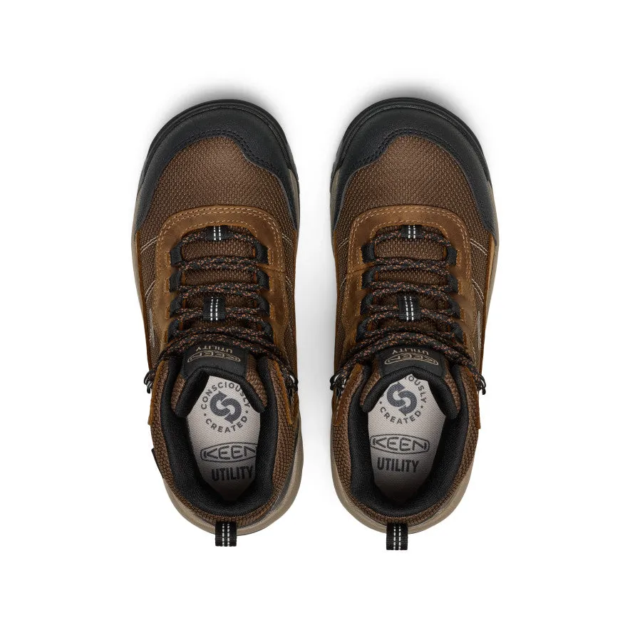 Women's Skokie Waterproof Work Boot (Soft Toe)  |  Bison/Black Skate Cool Reinforced