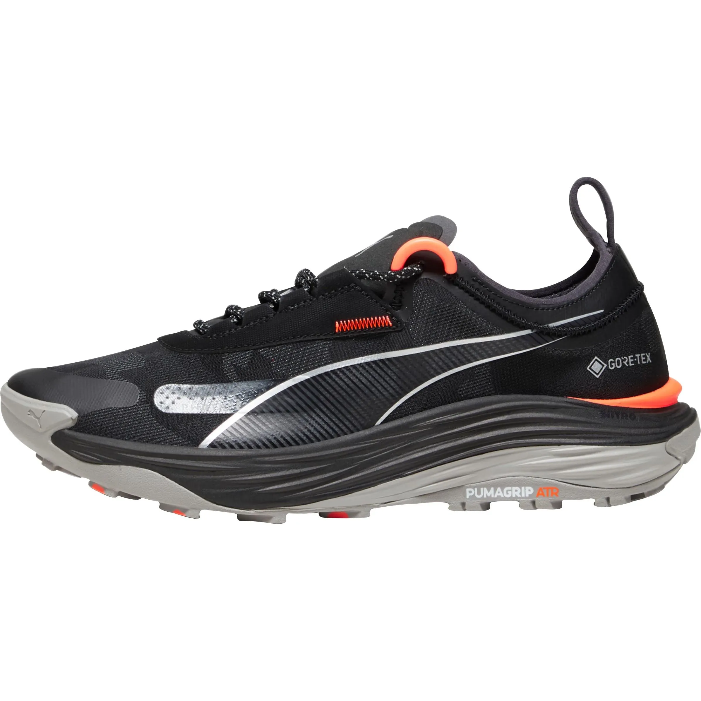 Long distance Stamina boost Puma Voyage Nitro 3 GORE-TEX Mens Trail Running Shoes - Black