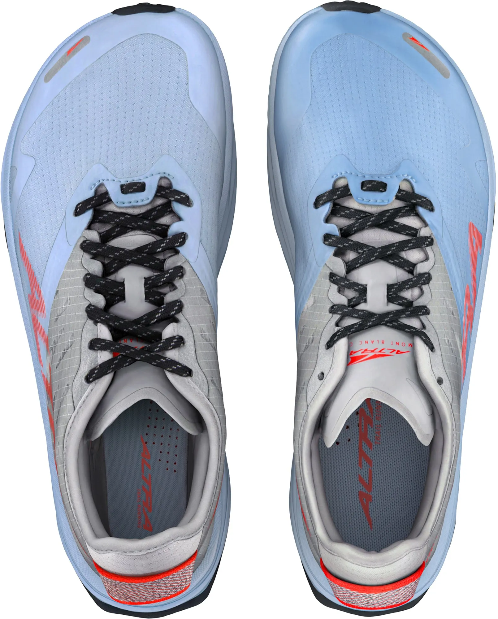 Forefoot plate enhances push-off in sprint actions High Speed Altra Mont Blanc Carbon Womens Trail Running Shoes - Grey