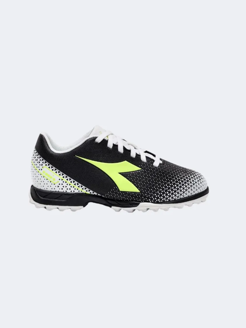 Diadora Pichichi 6 Tfr Gs Boys Football Shoes Black/Yellow/White Water Resistant