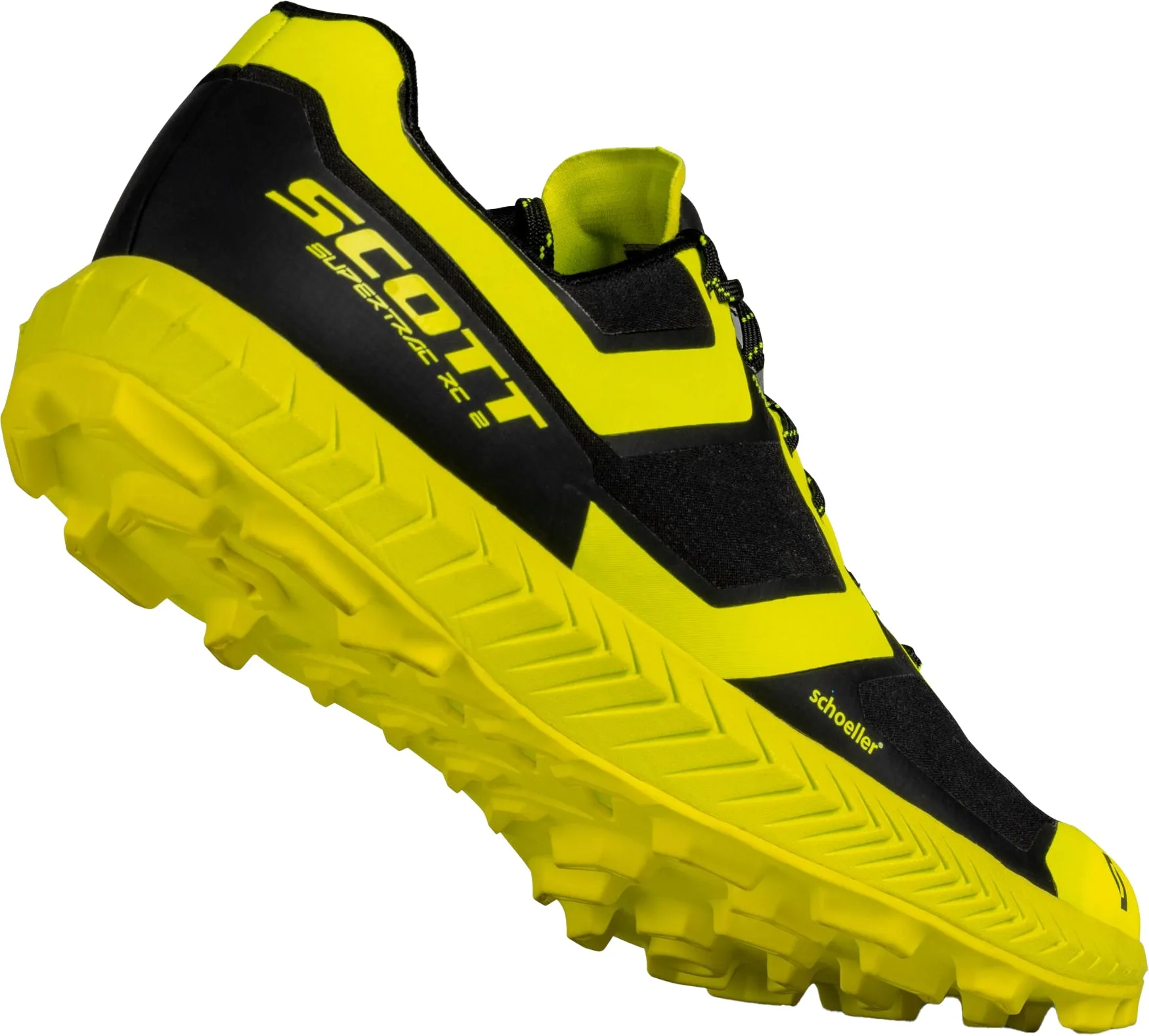 Upper knit zones enhance stretch and support Scott Supertrac RC 2 Mens Trail Running Shoes - Black