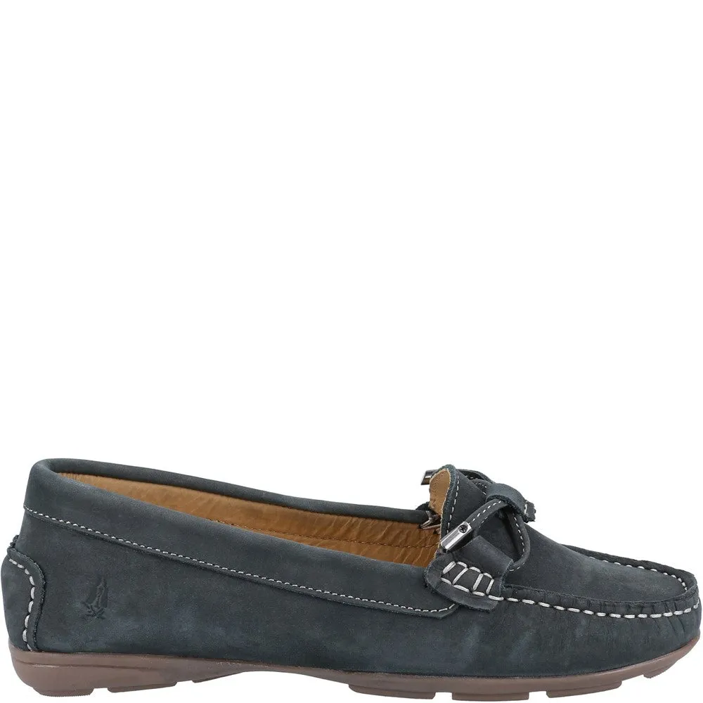 Navy Maggie Slip-On Toggle Shoes Narrow Width Smooth Finish