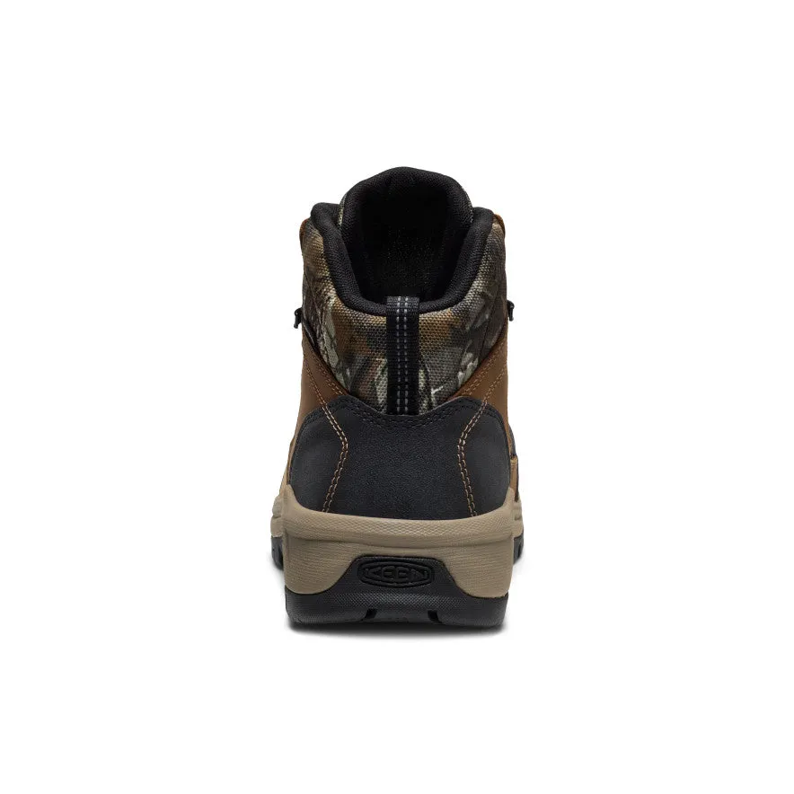 Men's Skokie Waterproof Work Boot (Carbon Toe)  |  Camo/Black Polish Look Earth Tone