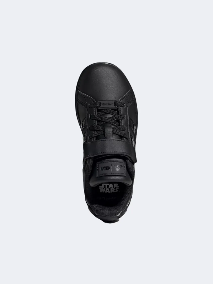 Move Light Adidas Star Wars Grand Court 2 Ps-Boys Sportswear Shoes Black