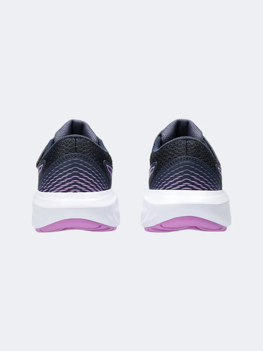Asics Pre Excite 10 Ps-Girls Running Shoes Midnight/Lavender Glow Soft Tone Free Pace