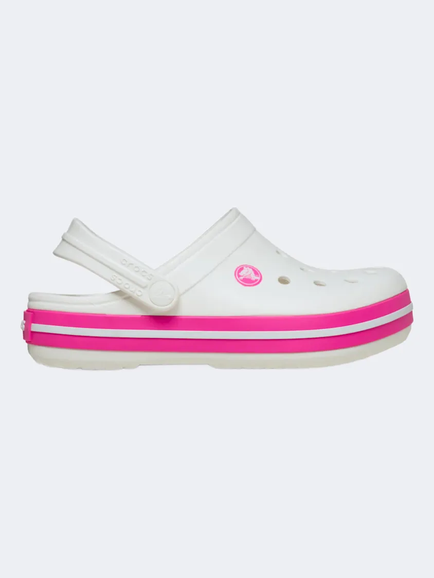 Crocs Crocband Kids Lifestyle Clog White/Pink Crush Fairy Step Italian Glam