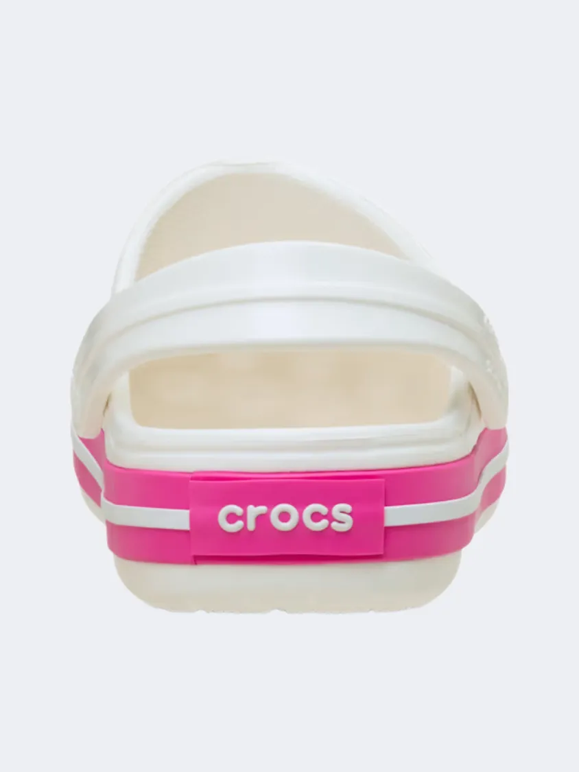 Crocs Crocband Kids Lifestyle Clog White/Pink Crush Street Run Race day