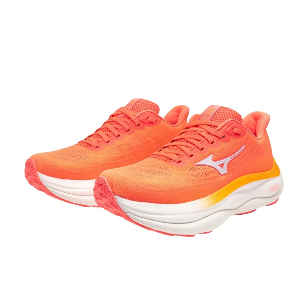 mizuno Wave Sky 9 Women's Running Shoes Moon Walk Metal Edge