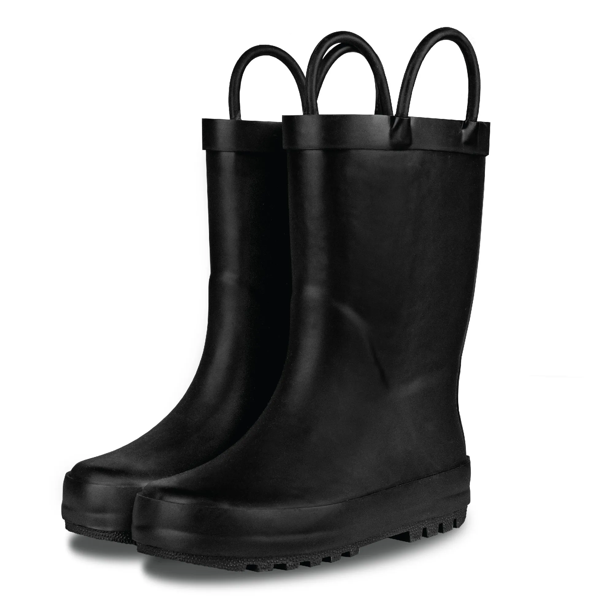 Chalkboard Black Matte Rain Boots Comfy Walking Boots Winter Essentials