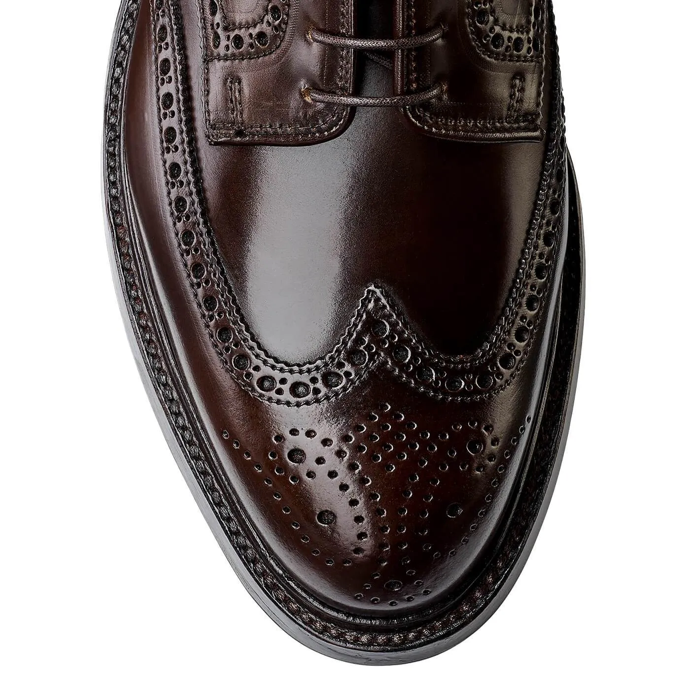 Pembroke Dark Brown Cordovan Suede Finish
