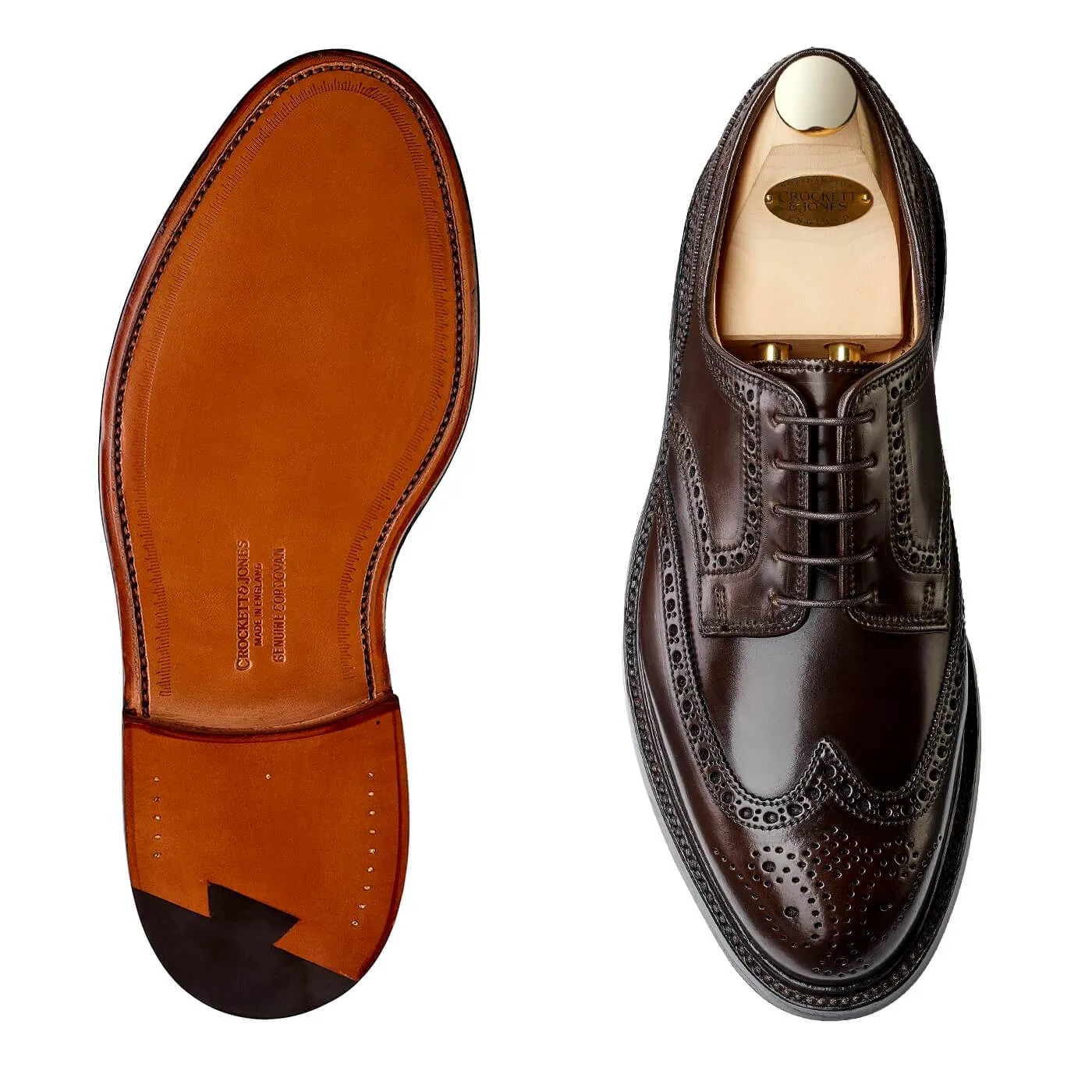 Pembroke Dark Brown Cordovan Flexible Grip Laid Back