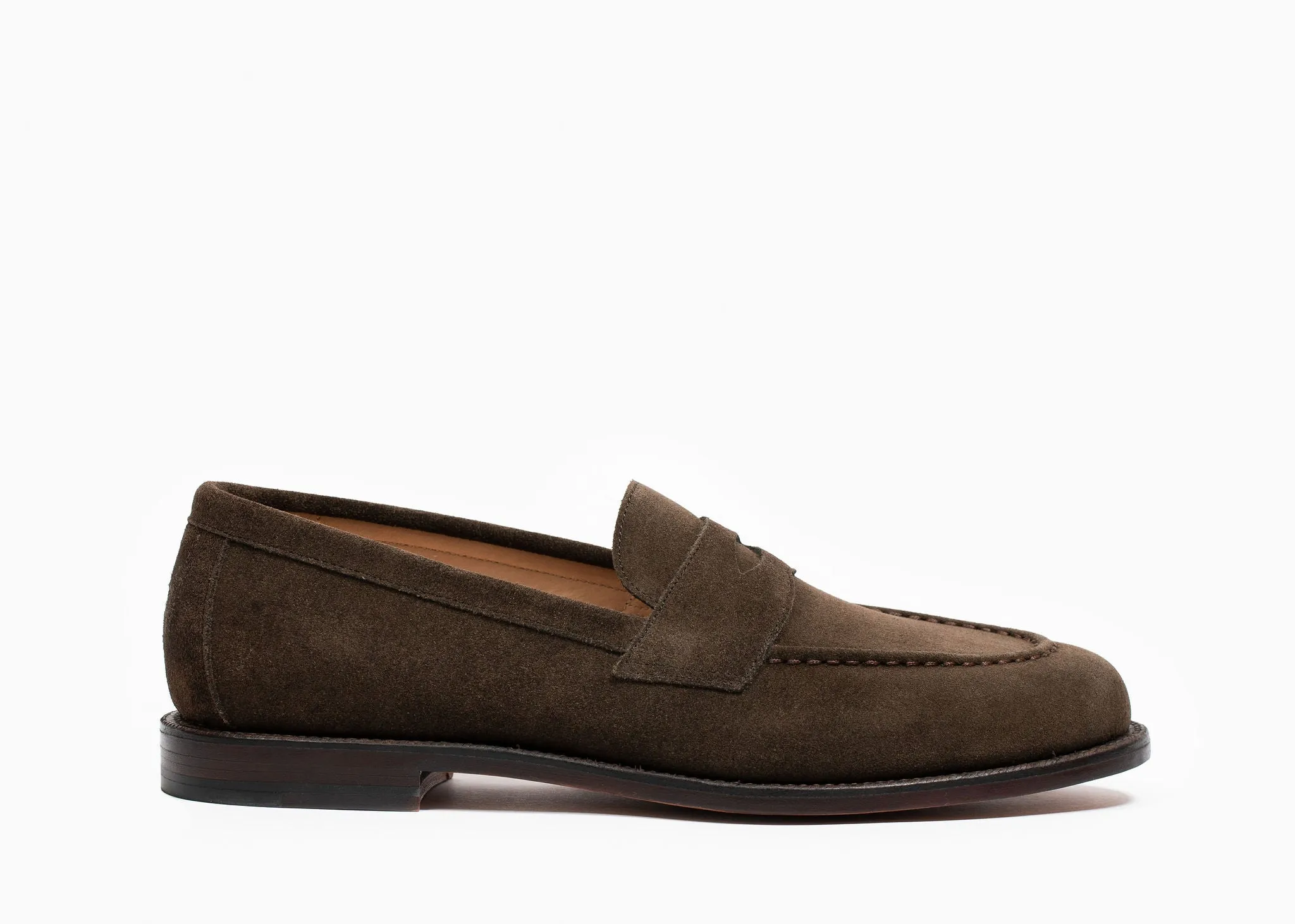 premium quality shoes Supportive sole Traveler Penny Loden Suede