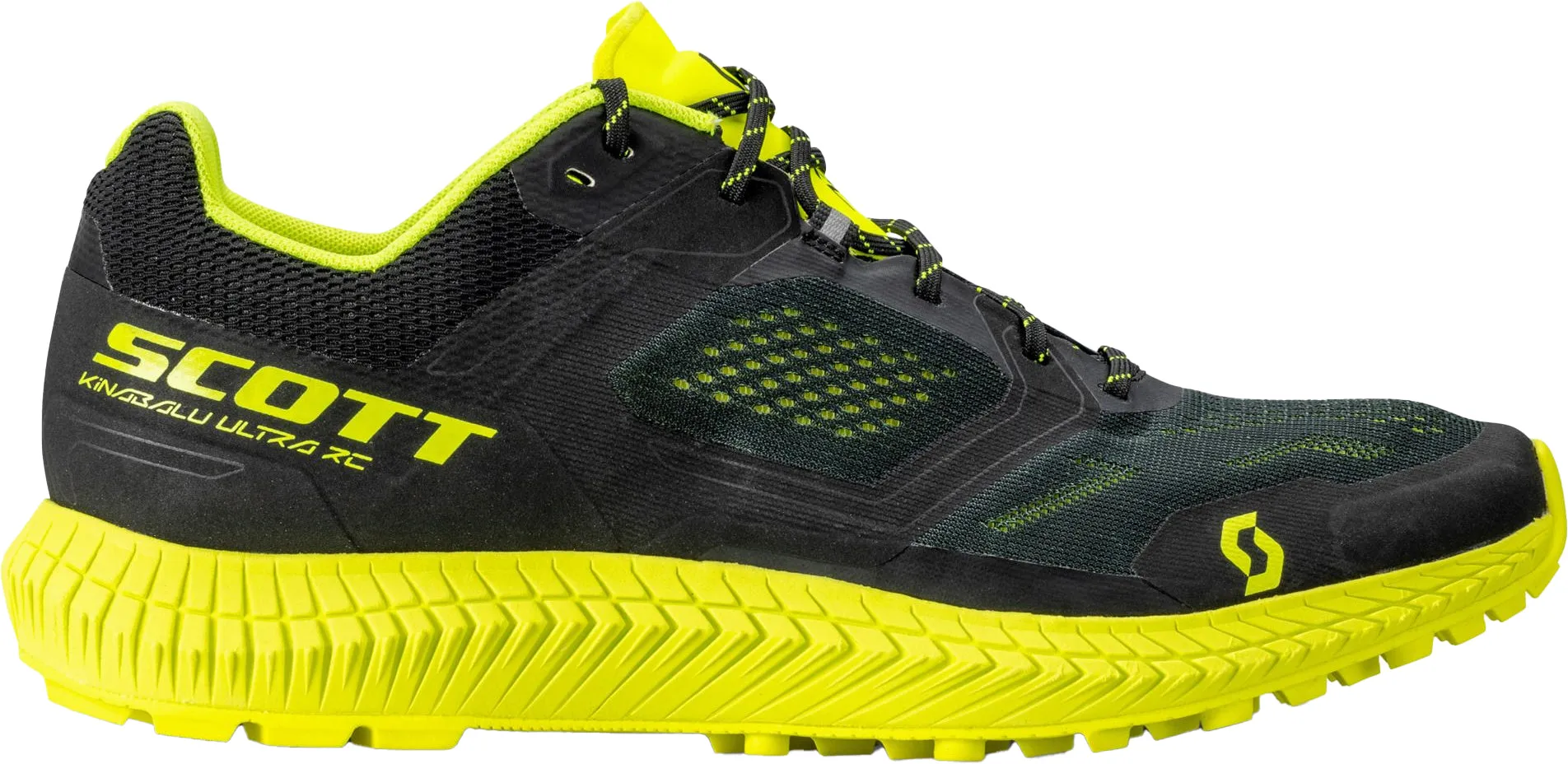 Breathable Material Scott Kinabalu Ultra RC Mens Trail Running Shoes - Black