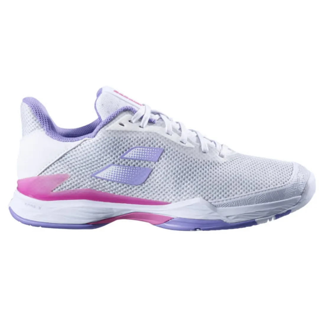 Babolat Jet Tere All Court Women Tennis Shoes - White/Lavender fitness enthusiasts