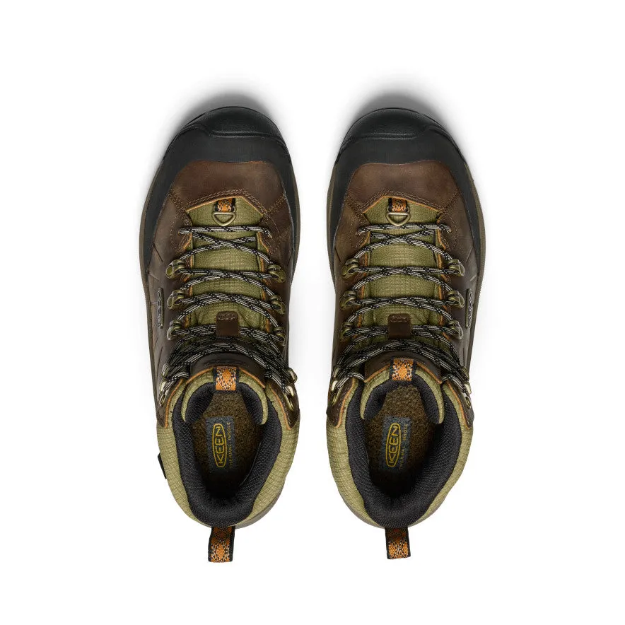 Lean Fit Men's Revel IV Polar Waterproof Boot  |  Bison/Orange Pepper